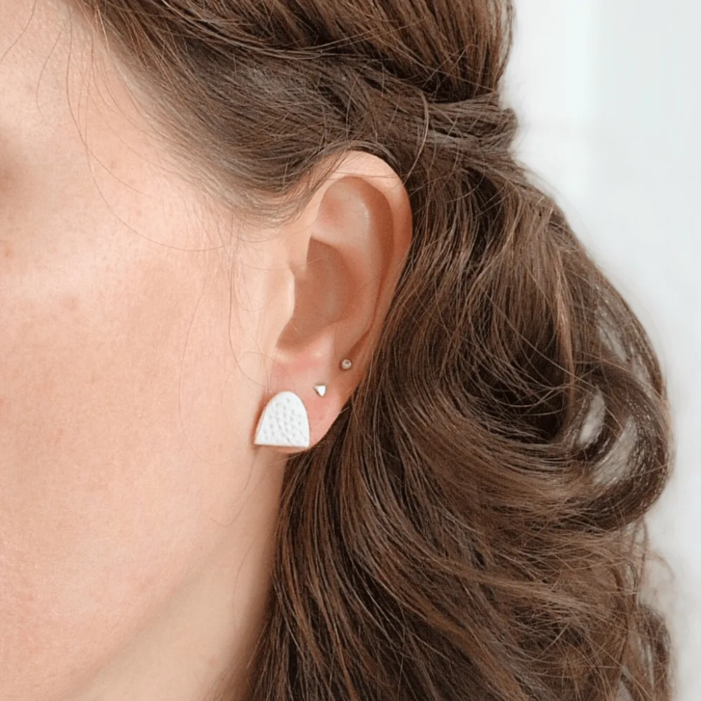 Boucles d'oreille demi-lune