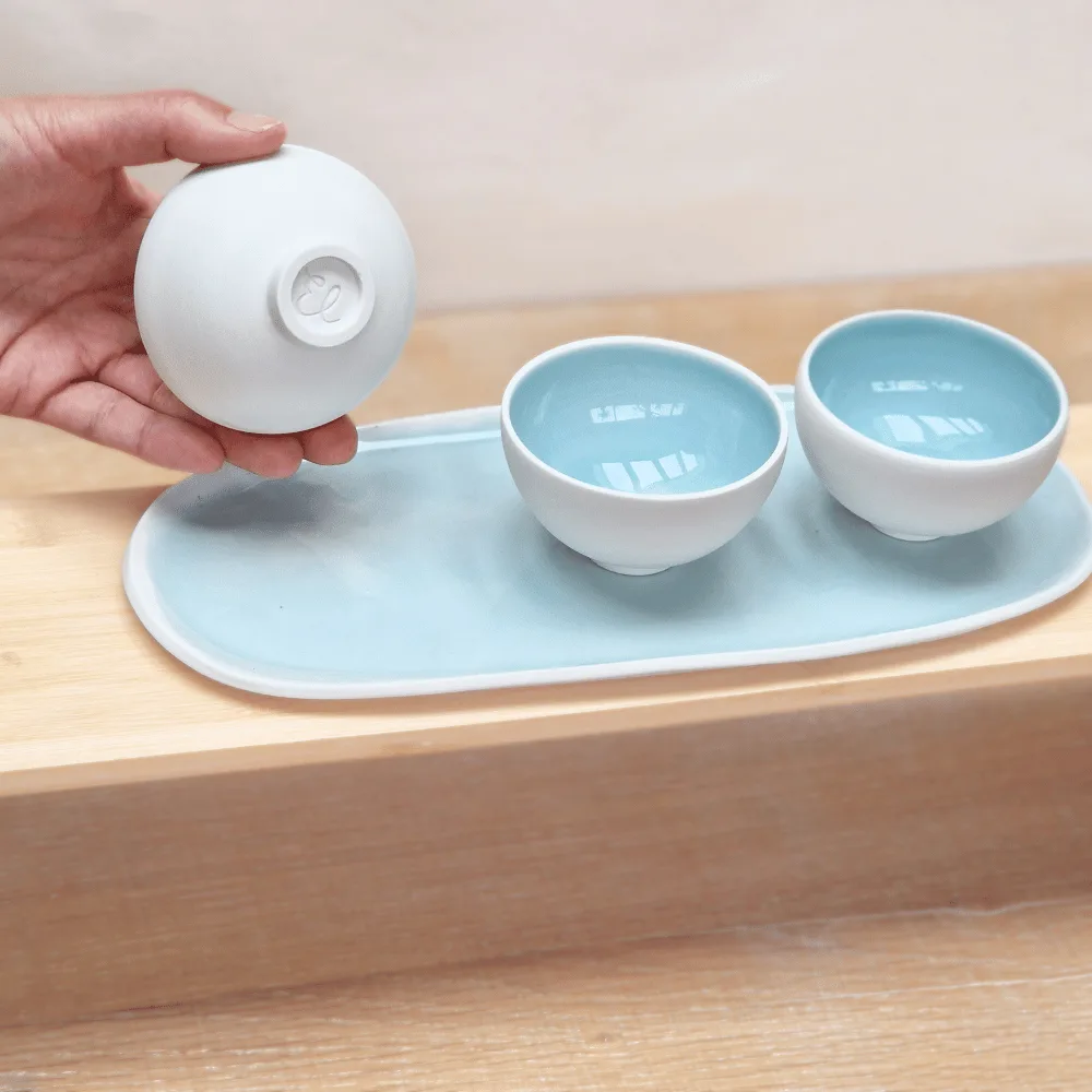 set de 3 bols porcelaine